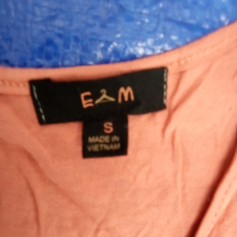EM Women's Sleeveless Pink Top - Picture 5 of 5